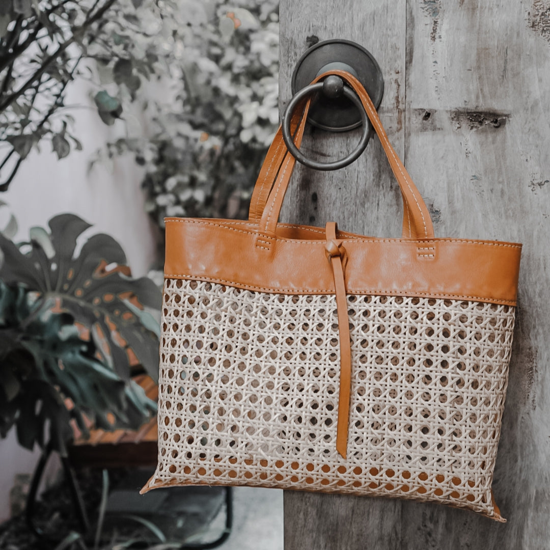 Mia bag raffia sale